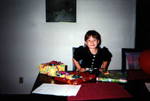 Opening presents before breakfast