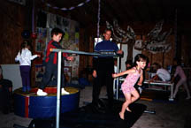 Jumping off the highbar