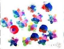 Sponge art.  Sure did not do that when *I* was 5 years old!