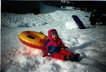 Fiona loves tubing!
