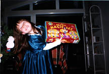 Fiona showing off her First Magic Set