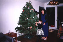 Setting up the Xmas tree...